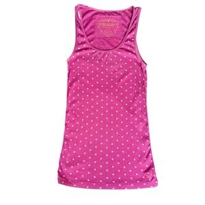 Vintage Y2K American Eagle Pink Polkadot Tank Top!